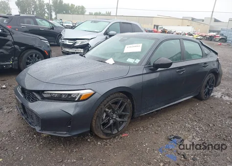 2025 Honda Civic Sport z USA, uszkodzony, nr VIN 19XFL2H80SE010738